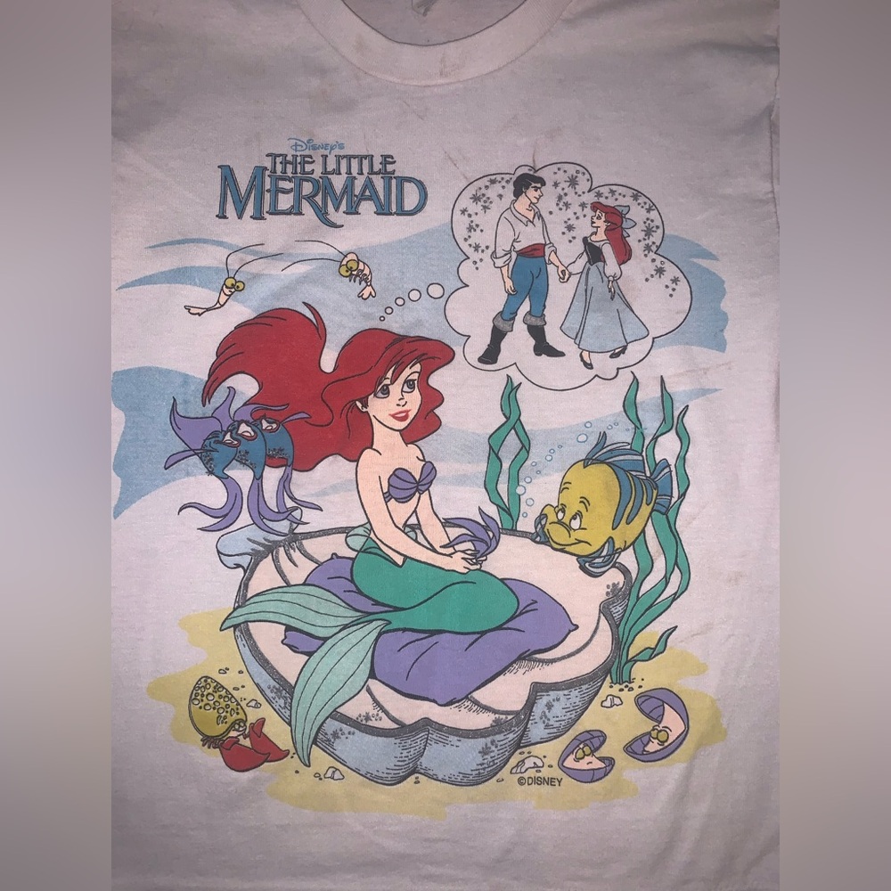 Vintage Disney Little Mermaid Shirt - Picture 5 of 7